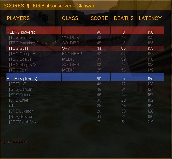 Match: 89
Gegner: STS
Map: openfire